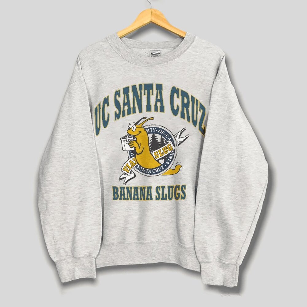 Vintage 90s University of California Santa Cruz Slugs UC Santa Cruz Sweatshirt